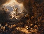 Govaert Flinck Angels Announcing the Birth of Christ to the Shepherds